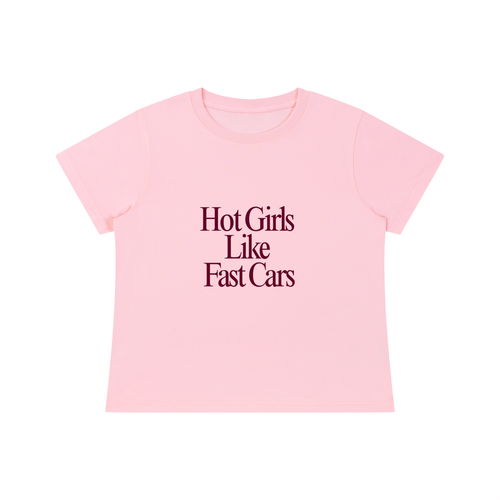 Hot Girls like Fast Cars Baby Tee