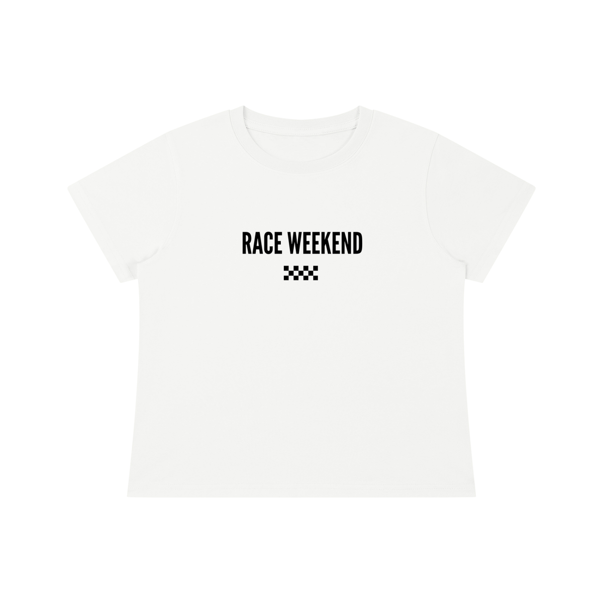 Race Weekend baby tee